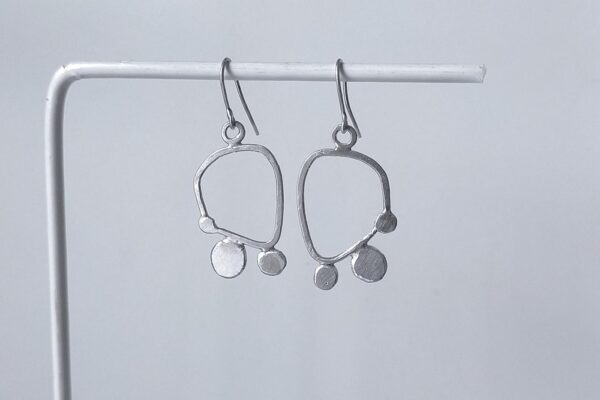 pendientes originales de plata